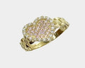 Pink Heart Rolex Ring